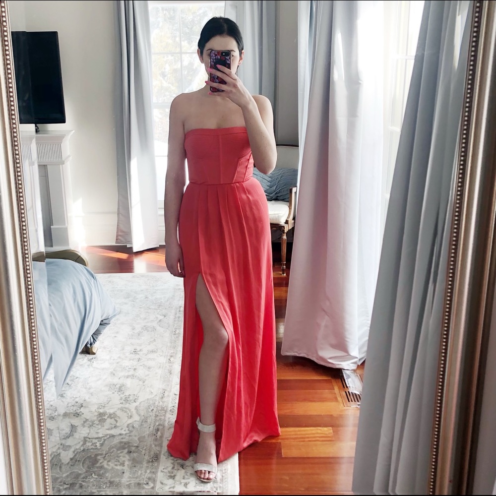BCBGMaxazria Coral Gown